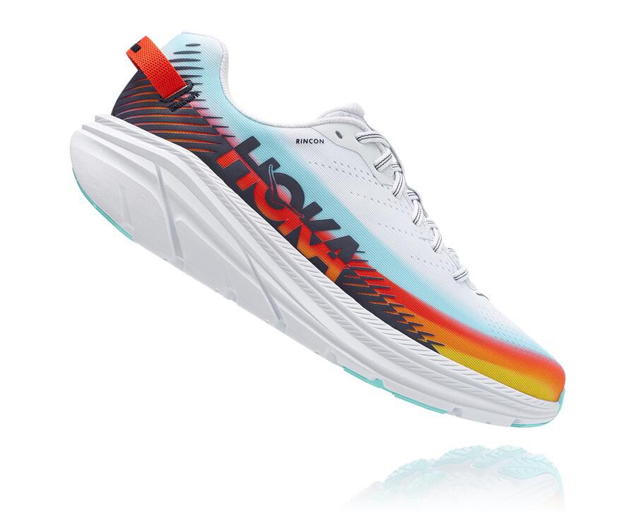 Chaussure Running Hoka One One Ironman Rincon 2 Femme - Blanche/Bleu - CSR-324850